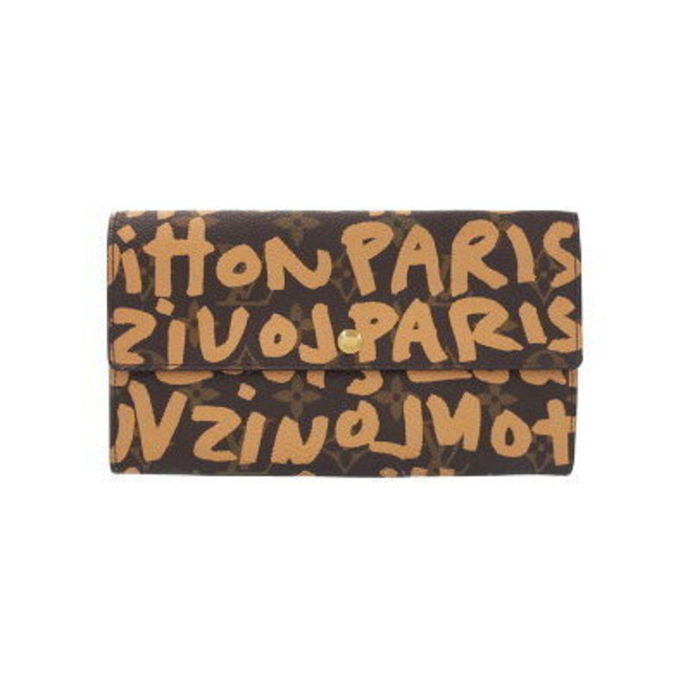 Louis Vuitton Monogram Graffiti Porte Monnaie Bifold Long Wallet - Picture 1 of 5